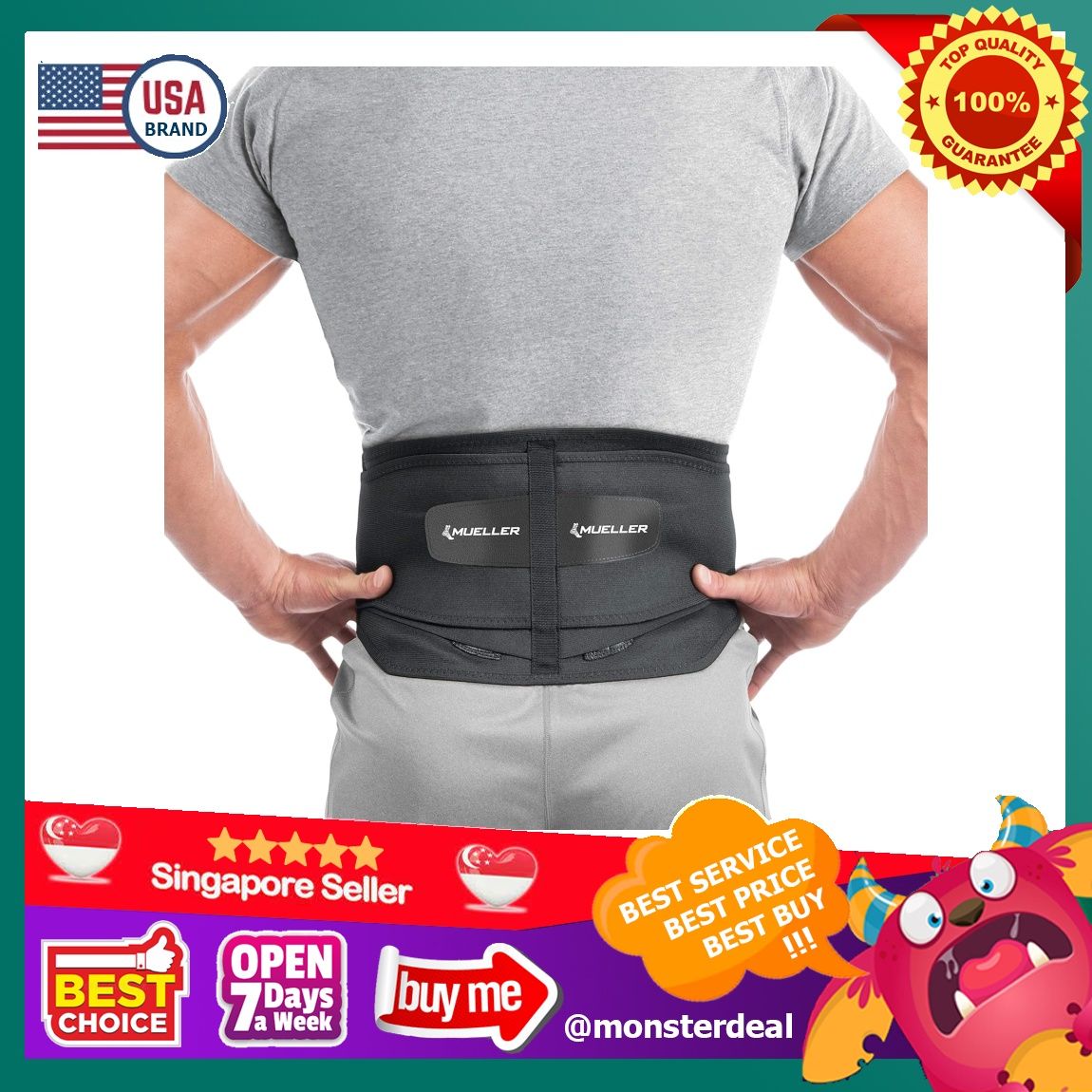 Lower lumbar back brace support belts top