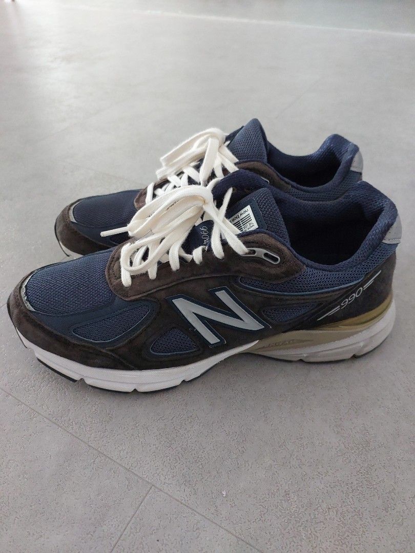 New balance 990v4 kith navy new arrivals