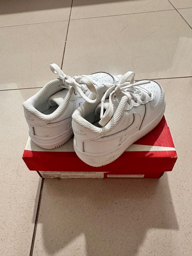 Nike airforce LE white toddler/kids original, Bayi Anak, Baju