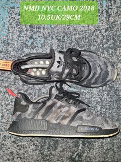 adidas gazelle silver green womens Adidas NMD R1 "Glitch Core Black Camo"  Beater Sneaker