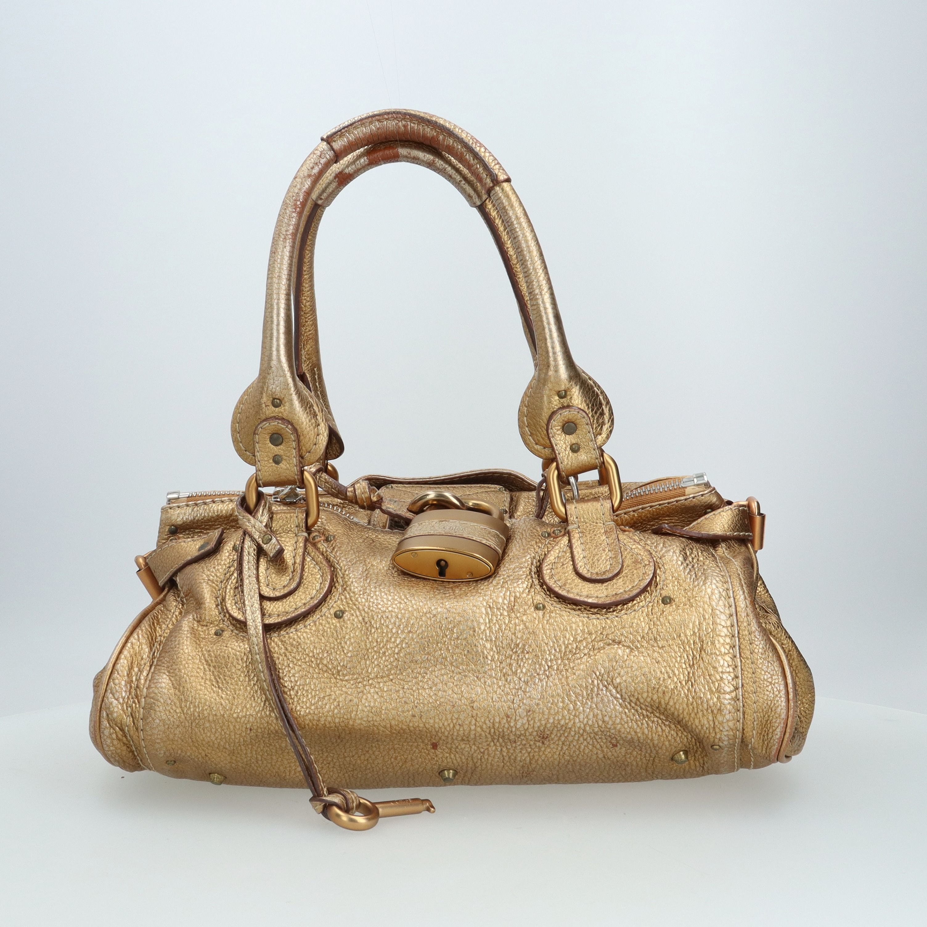 NO REFUND / READ DESCRIPTION* CHLOE GOLD PADDINGTON BROWN 2WAY 