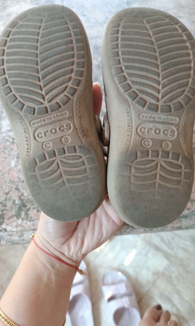 Original second hand Crocs from Japan Babies Kids Babies Kids Fashion on Carousell
