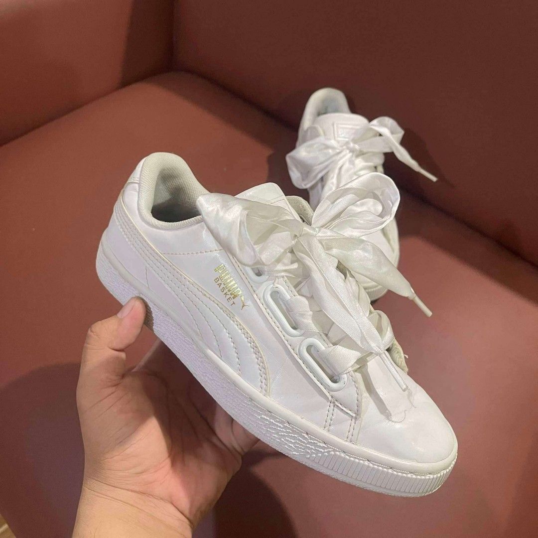 Puma heart basket Women s Fashion Footwear Sneakers on Carousell