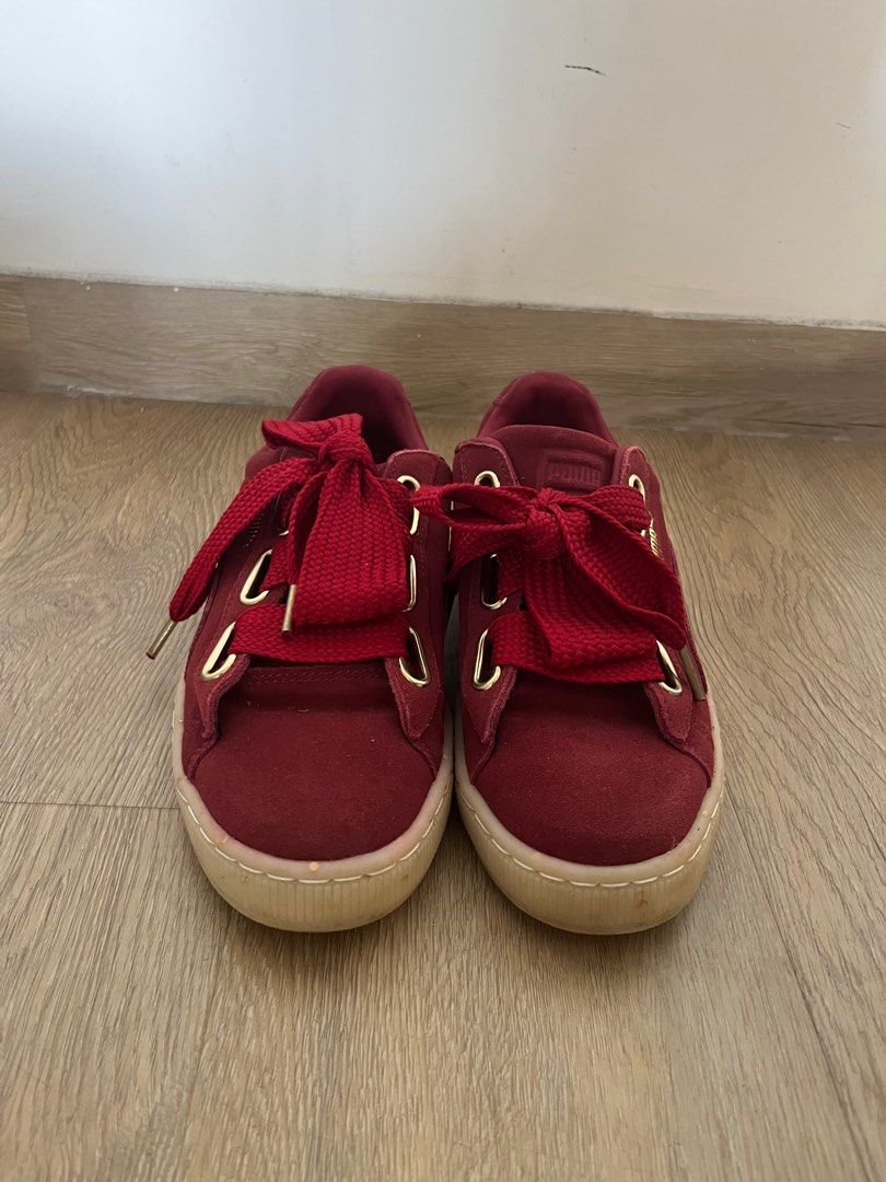 Suede heart celebrate shop