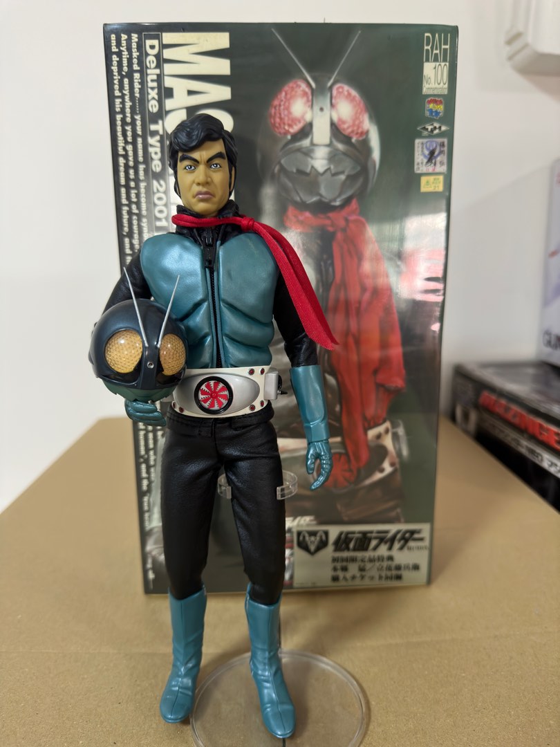 [RARE] Medicom Real Action Heroes RAH no.100 Masked Rider Old no. 1 Deluxe  Type 2001