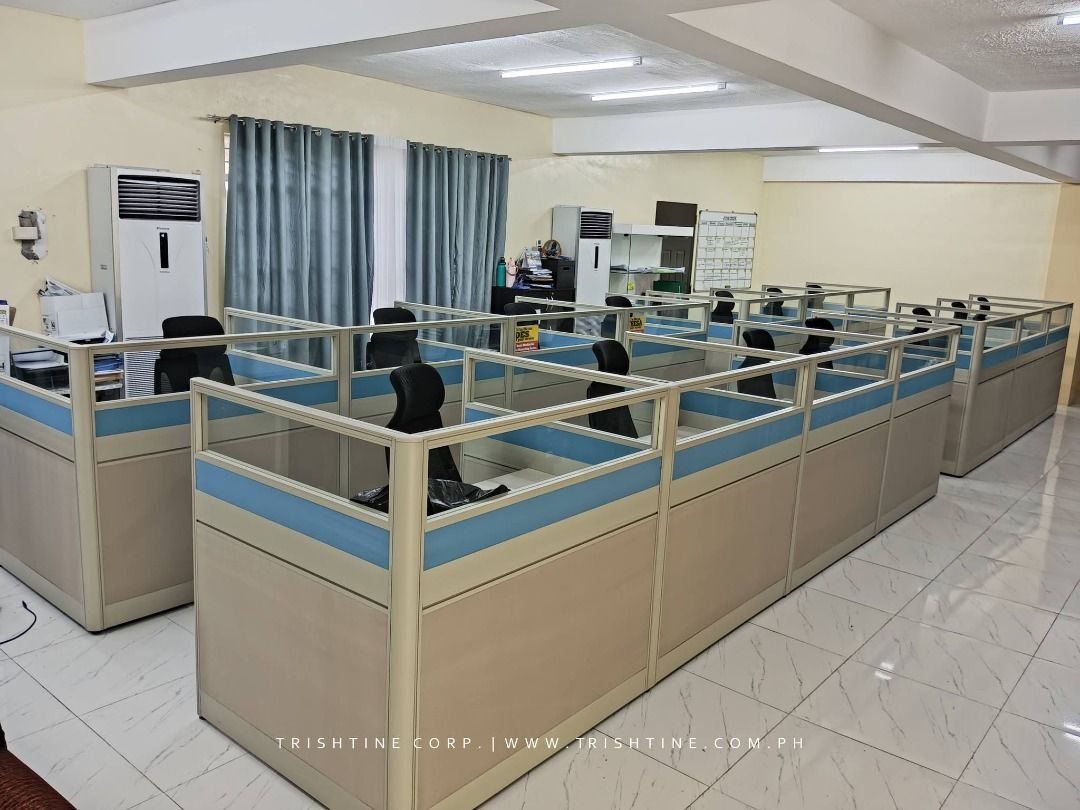Sharing Cubicle with privacy partition, Furniture & Home Living ...