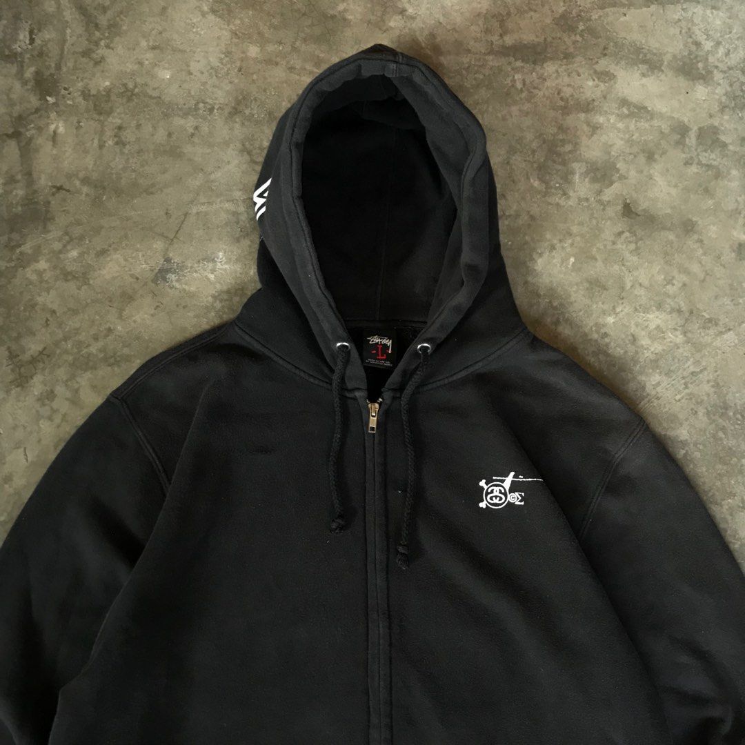 Stüssy x Kostas Seremetis KΣ Multi Pocket zip up hoodie
