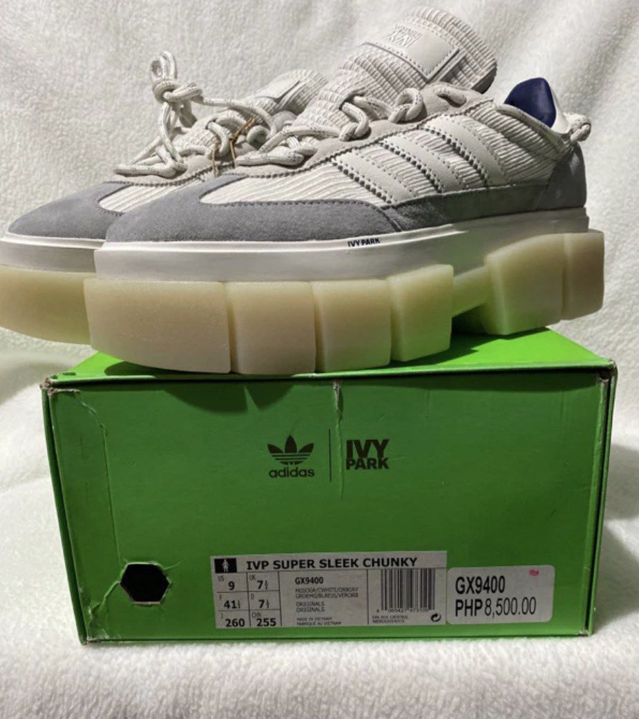 adidas gazelle silver green womens Ivy Park Super Sleek Chunky – WISI-Oi main image 0