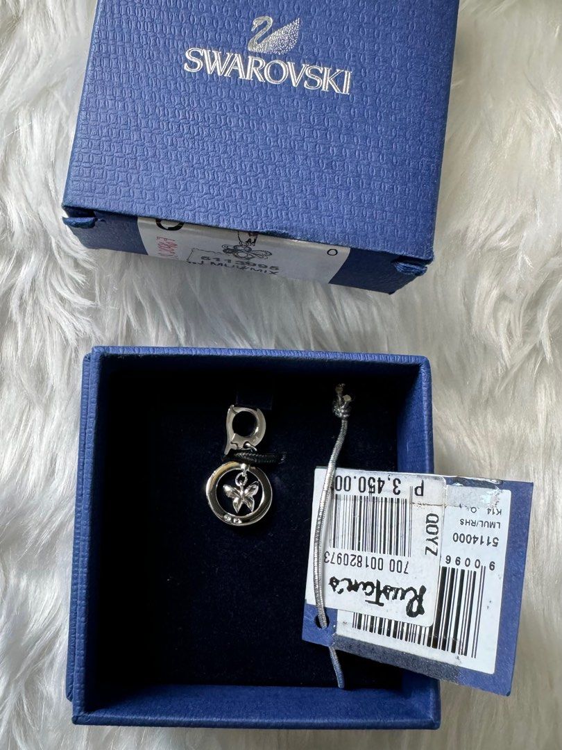 Swarovski Charm from Rustan’s (Category: Other Accessories) located in Manila. Submitted by thriftingtreasuress (Listing ID 1320265572, Image 3). Description: Brand new with tag Negotiable From Rustans Helping tags: Pandora Pandora charm Bracelet Butterfly Accessories Charms Charriol .