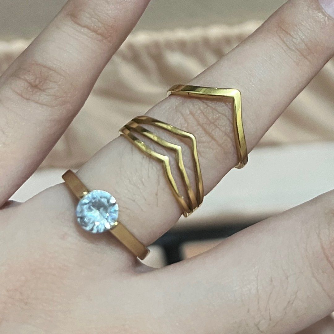 TAKE ALL Stainless Steel Rings Size5 (Category: Rings) located in Cavite. Submitted by itsjameee (Listing ID 1320273194, Image 1). Description: Brand New Size5.