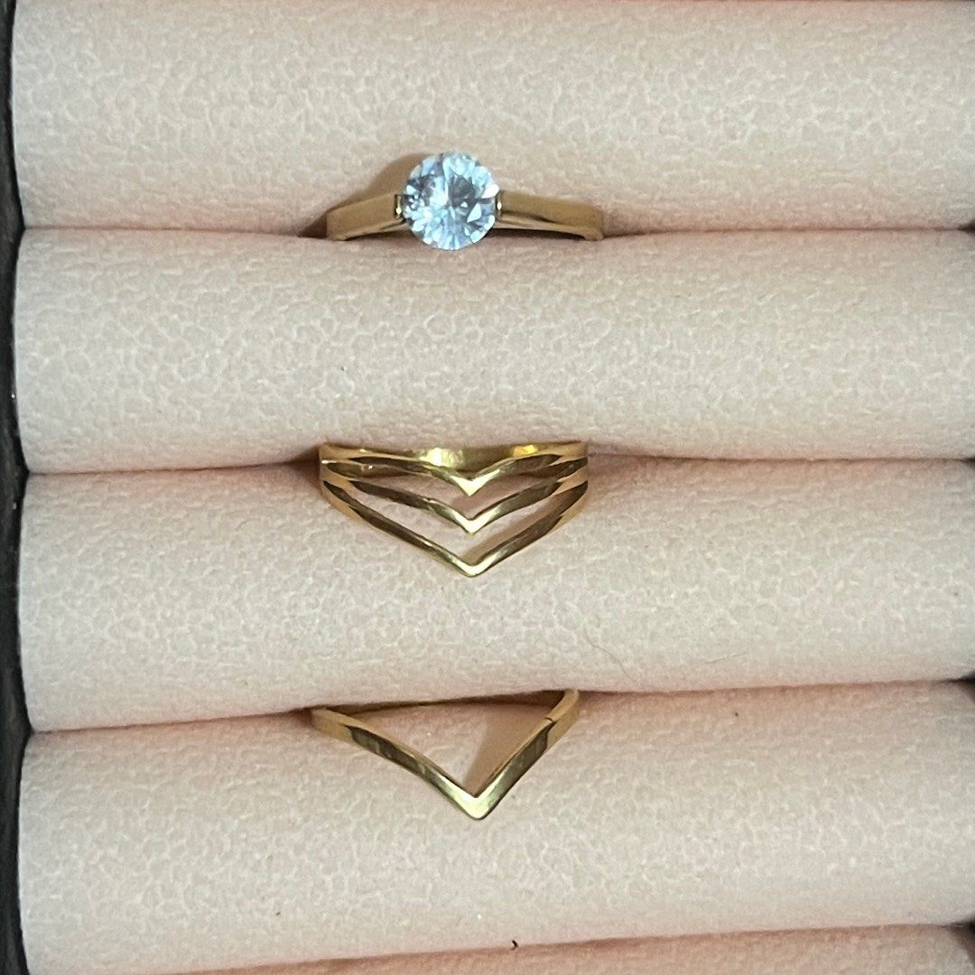 TAKE ALL Stainless Steel Rings Size5 (Category: Rings) located in Cavite. Submitted by itsjameee (Listing ID 1320273194, Image 2). Description: Brand New Size5.