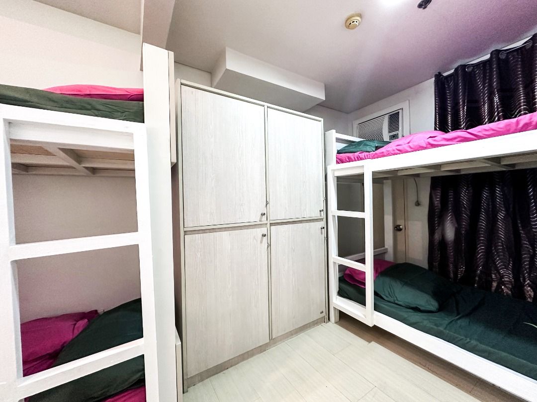 The Quarters - Lower Bunk Bed - Dorm for Rent in Ortigas CBD (Category: Room Rentals) located in Pasig City. Submitted by nobleland_ventures (Listing ID 1320331127, Image 2). Description: The Quarters - Dorm for Rent in Ortigas CBD (Lower Bunk Bed) Maximum of Four (4) Pax per room Located at Jade Dr, Ortigas Center, Pasig, 1605 Metro Manila 24.5 sqm with 1 toilet and bath Fully Furnished (Bunk bed with Mattress, Cabinet, Foldable desk/table and K