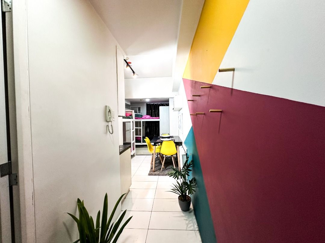 The Quarters - Upper Bunk Bed - Dorm for Rent in Ortigas CBD (Category: Room Rentals) located in Pasig City. Submitted by nobleland_ventures (Listing ID 1283230755, Image 2). Description: The Quarters - Dorm for Rent in Ortigas CBD (Upper Bunk Bed) Maximum of Four (4) Pax per room Located at Jade Dr, Ortigas Center, Pasig, 1605 Metro Manila 24.5 sqm with 1 toilet and bath Fully Furnished (Bunk bed with Mattress, Cabinet, Foldable desk/table and K