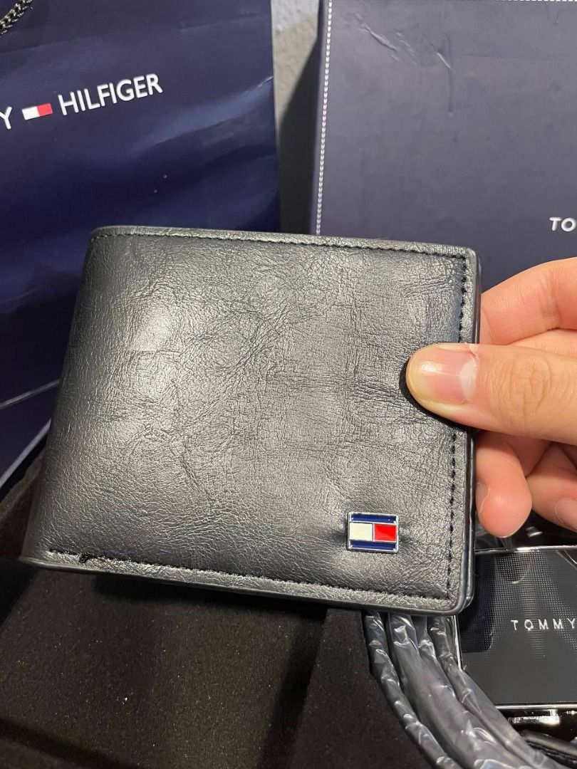 Tommy hilfiger belt and wallet set sale