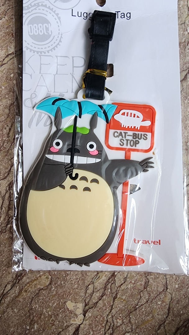 Totoro luggage tag top