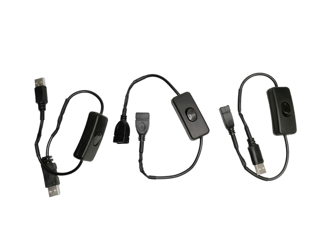 USB 2.0 TYPE A to USB 2.0 TYPE A with INLINE SWITCH ON/OFF (1-PC per ...