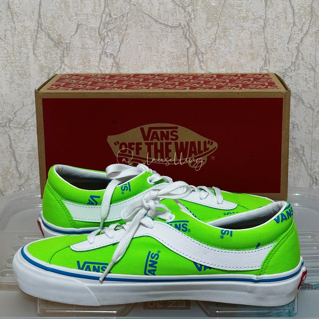Vans Shoes Bold Ni Green Gecko Fesyen Pria Sepatu Sneakers di Carousell