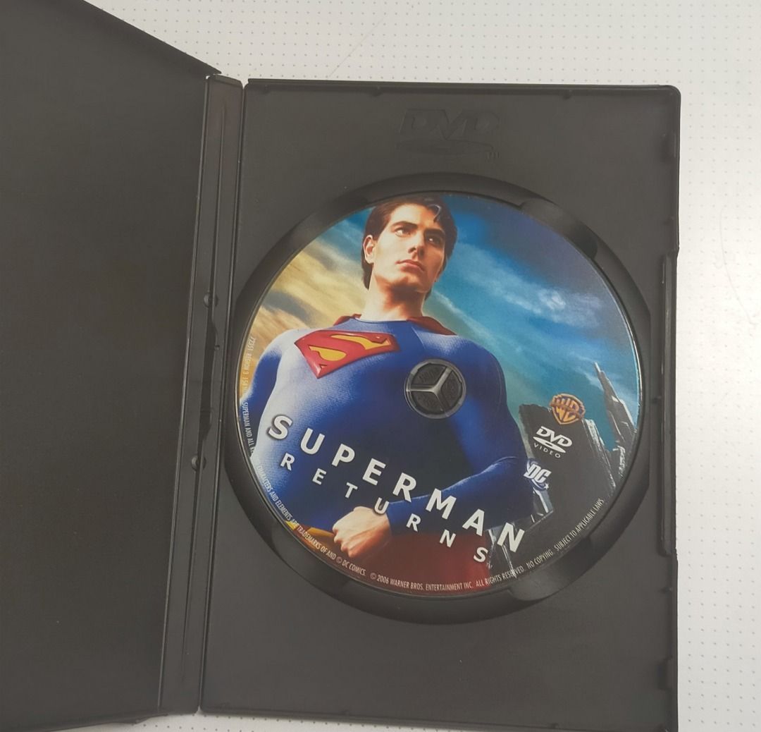 VCD Original Superman Return, Musik & Media, CD, DVD & Lainnya di Carousell