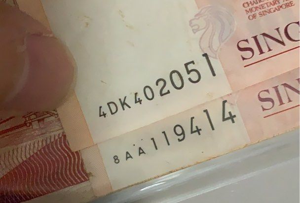 $10 error note (Category: Currency) located in Singapore. Submitted by cavenphoon (Listing ID 1320336478, Image 1). Description: $10 error note LHL sign.