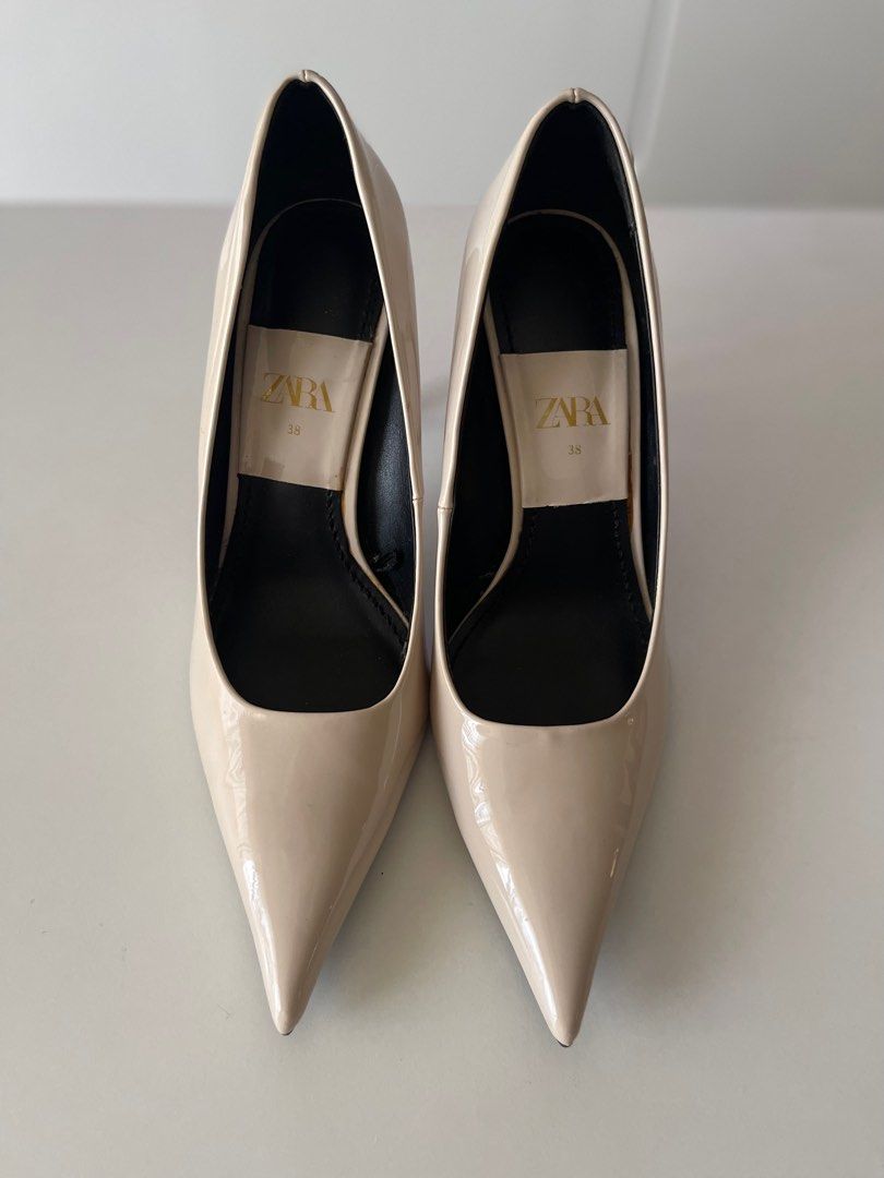 Zara shiny shoes 2025