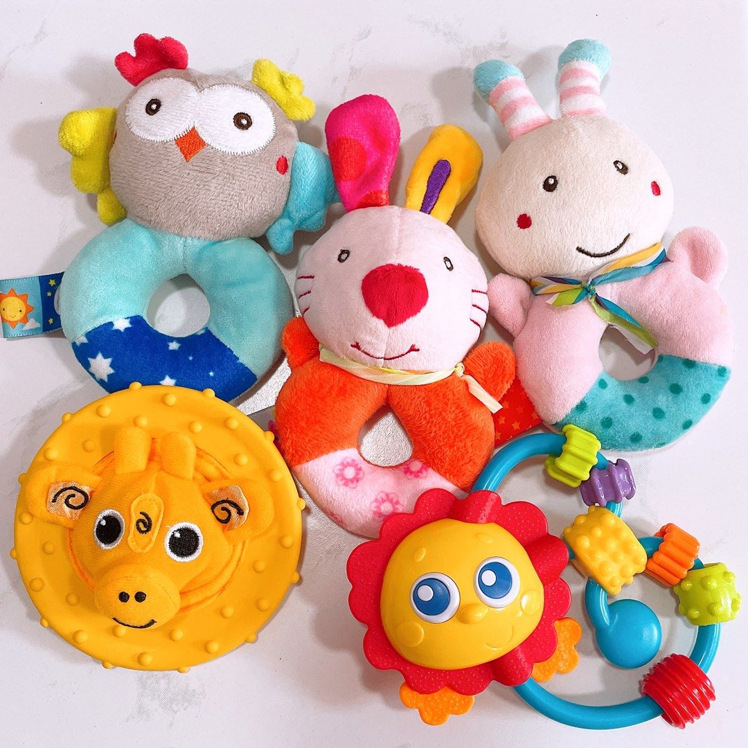 2 for 5 Baby Cute Soft Toys With Sound Fun and Vibrant For Infants Babies Babies Kids Infant Playtime on Carousell