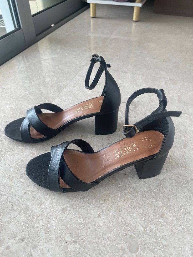 Two inch block heels best sale