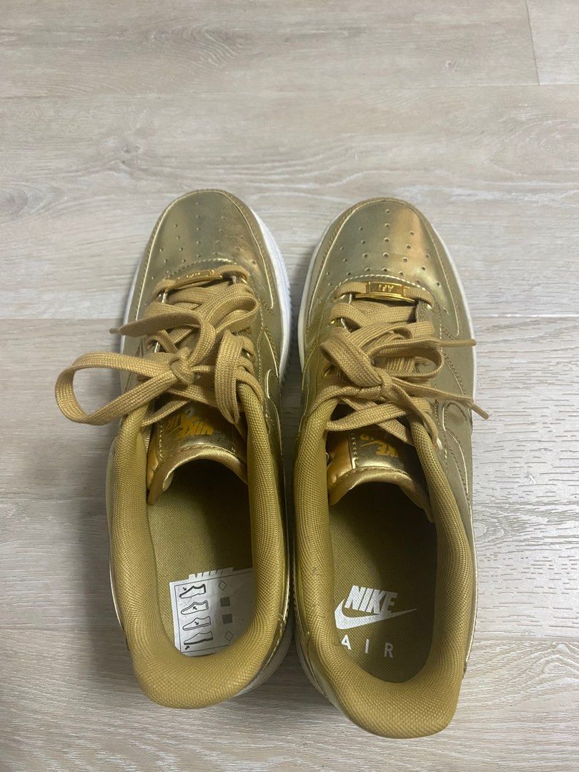 nike air force 1gold