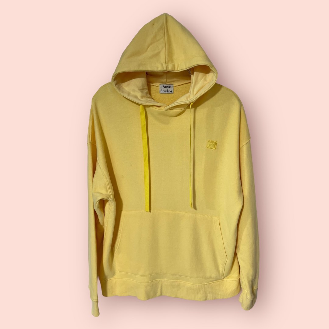Acne studios yellow hoodie best sale