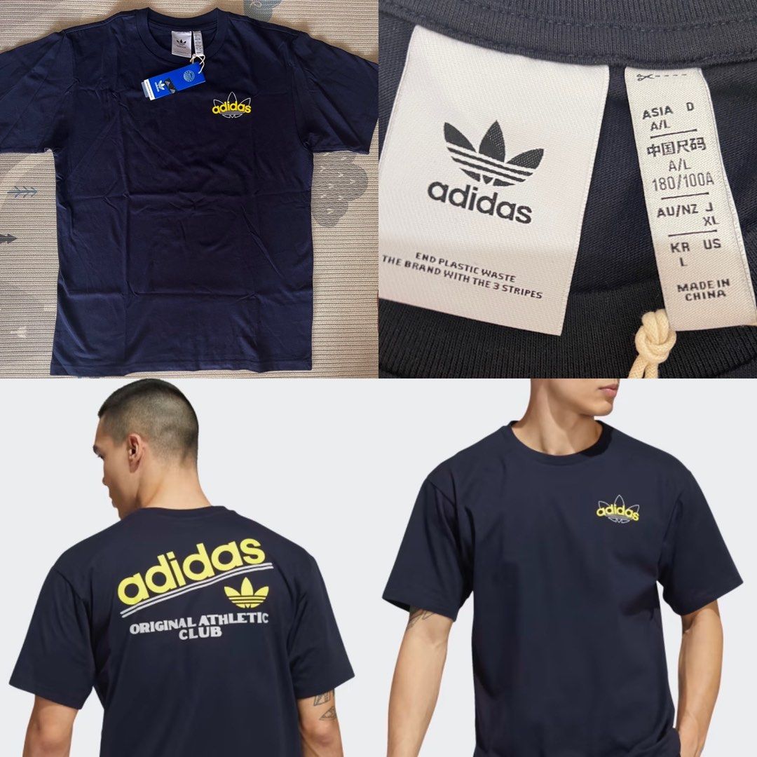 Adidas Men Tee and Ladies T shirt Dress