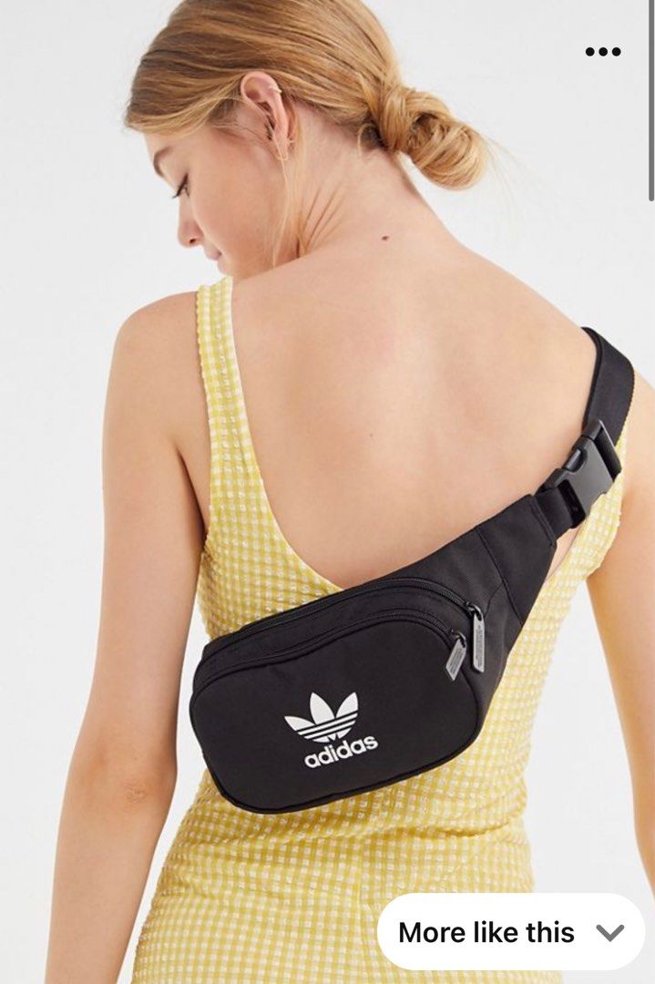 adidas Originals Essential Belt Bag black Men s Fashion Bags Belt bags Clutches and Pouches on Carousell