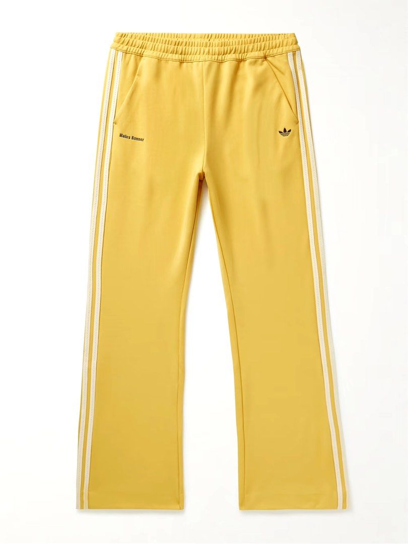 Adidas originals striped tech-jersey track pants outlet