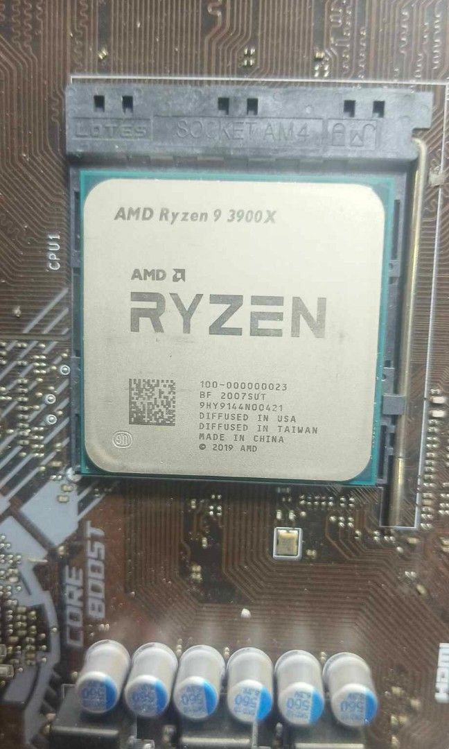 AMD Ryzen 9 3900X (Processor Only) (Category: Computer Parts) located in Caloocan City. Submitted by abbyyaotuazon (Listing ID 1320434494, Image 1). Description: .