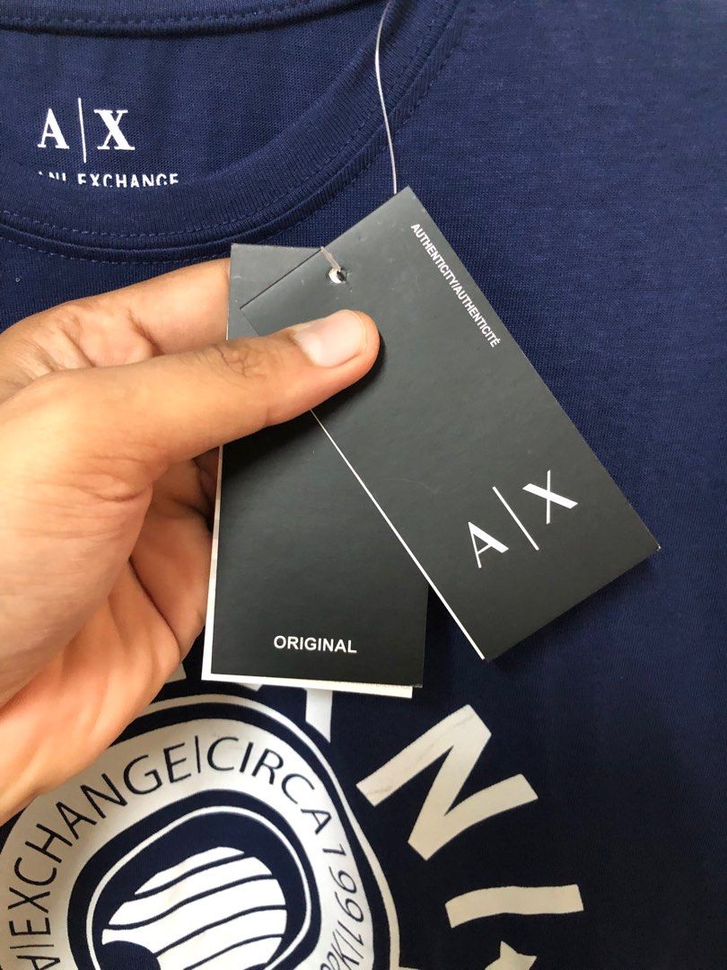 Armani exchange authenticity best sale