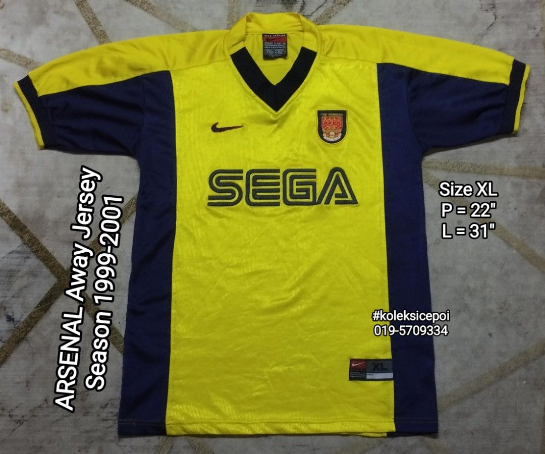 1999-2000 Arsenal アーセナル SEGA NIKE プレミア