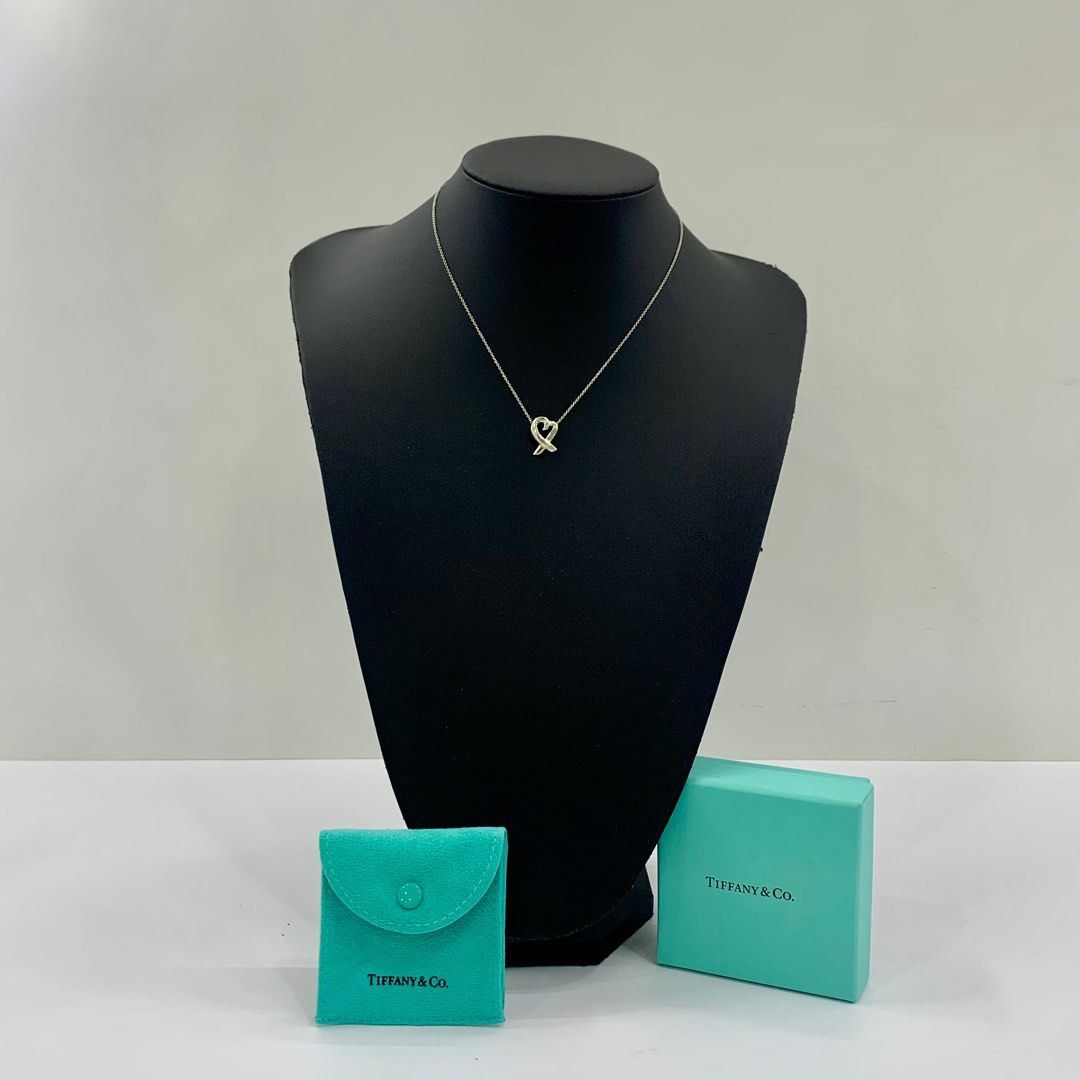 Authentic kalung tiffany co loving heart necklace