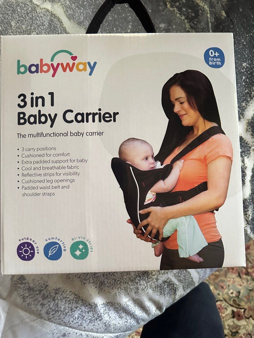 Babyway 3 in 1 Baby Carrier Babies Kids Going Out Carriers Slings on Carousell