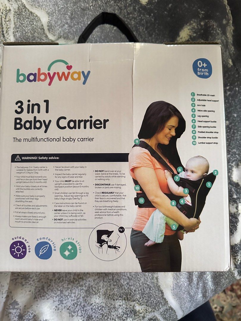 Babyway 3 in 1 baby carrier sales