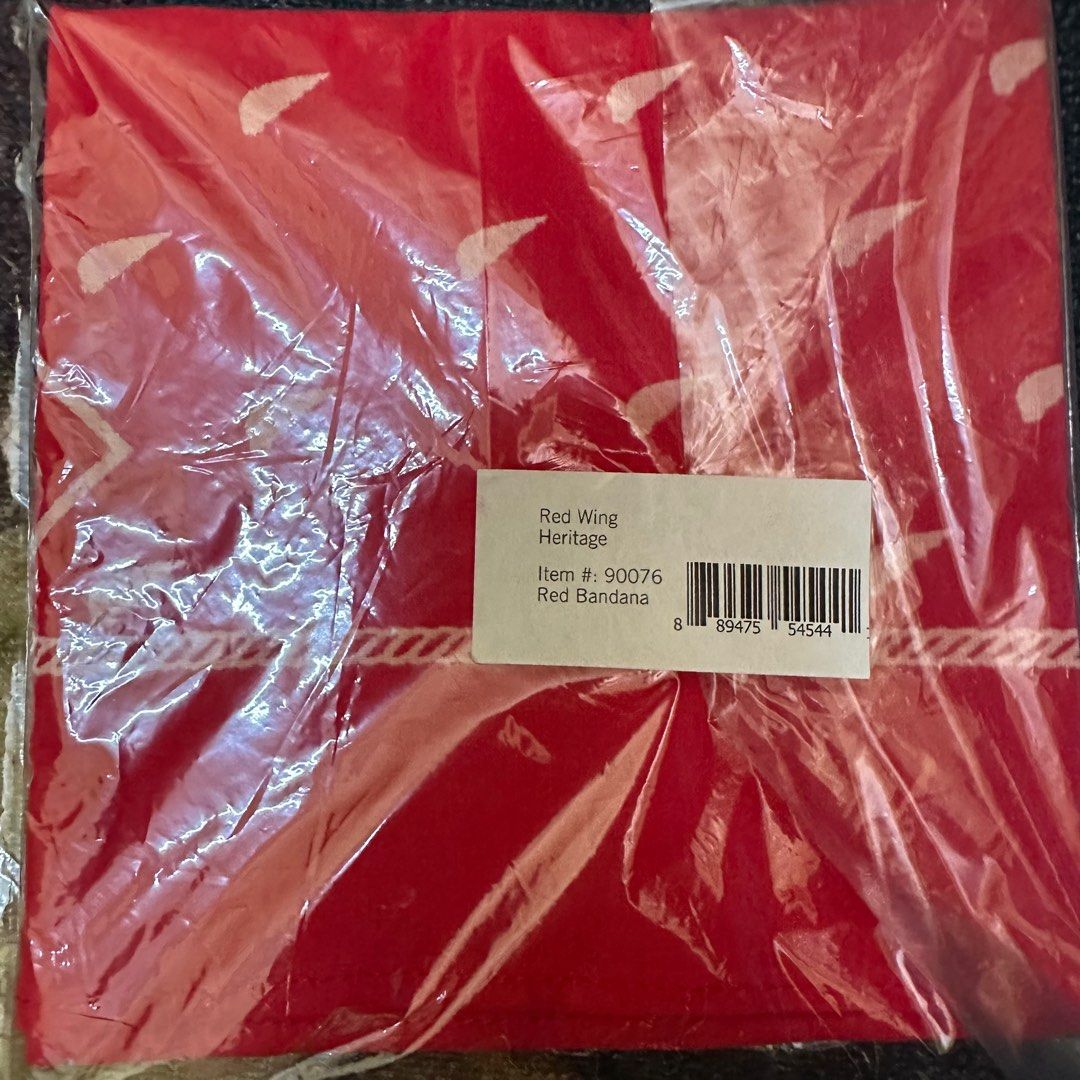 Bandana Red Wing Shoes USA, Men's Fashion, Watches & Accessories
