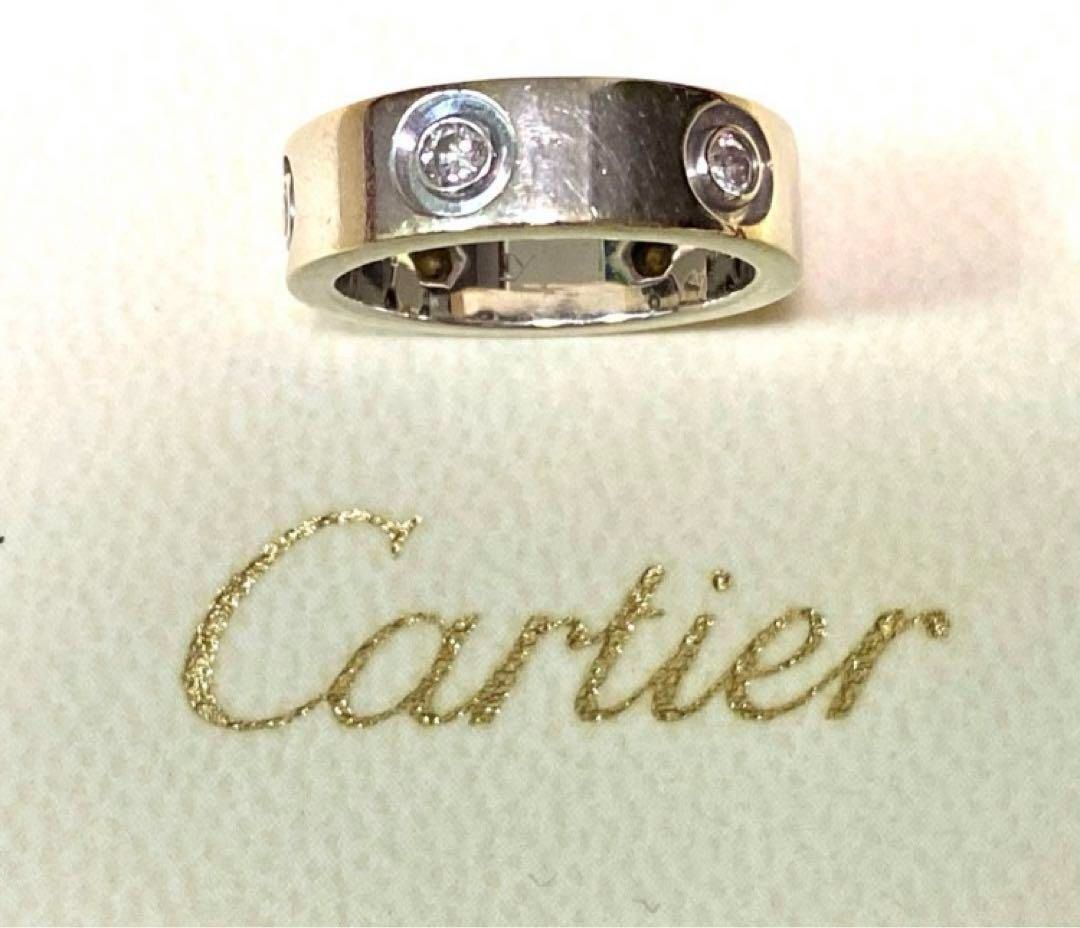 Cartier love full diamond ring best sale