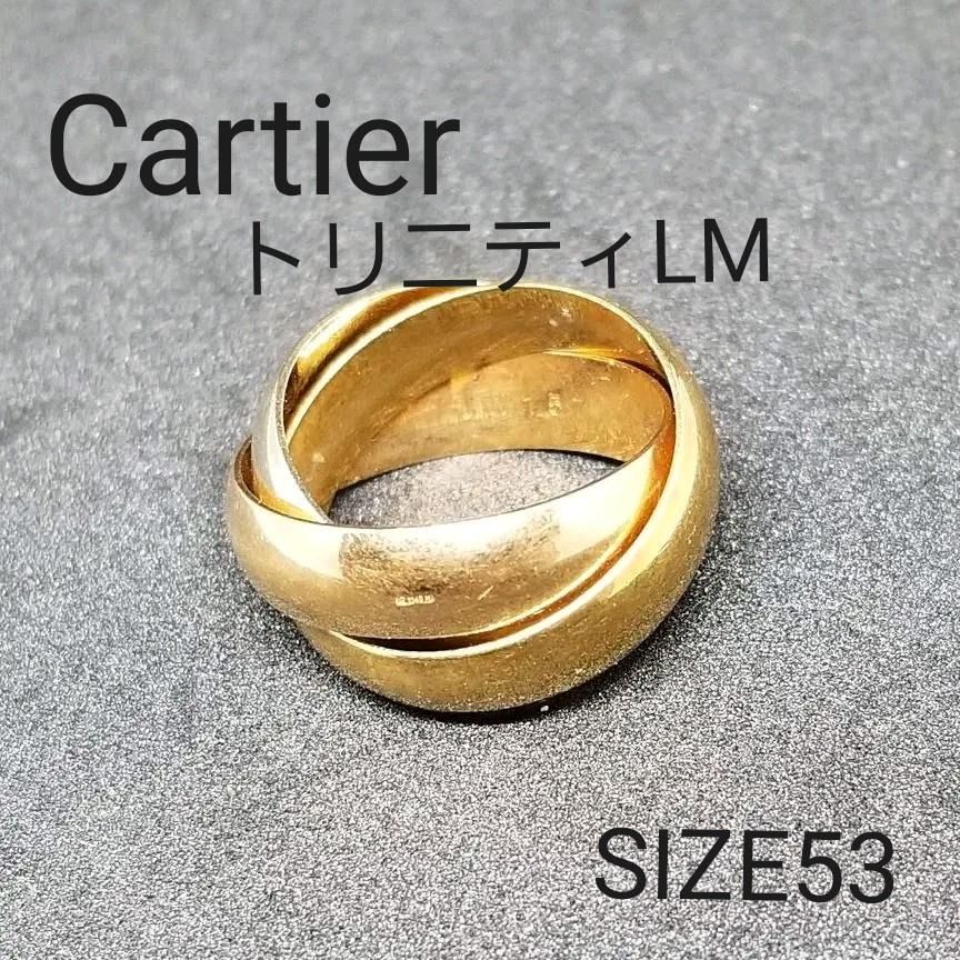 Cartier Trinity LM tricolor gold ring size 53 Women s Fashion Jewelry Organizers Rings on Carousell