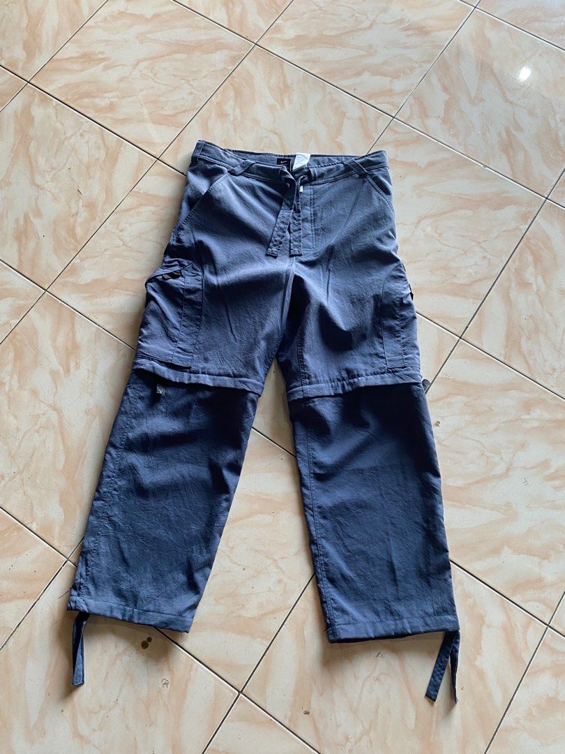 Celana cargo nike ACG bisa pendek, Fesyen Pria, Pakaian Bawahan