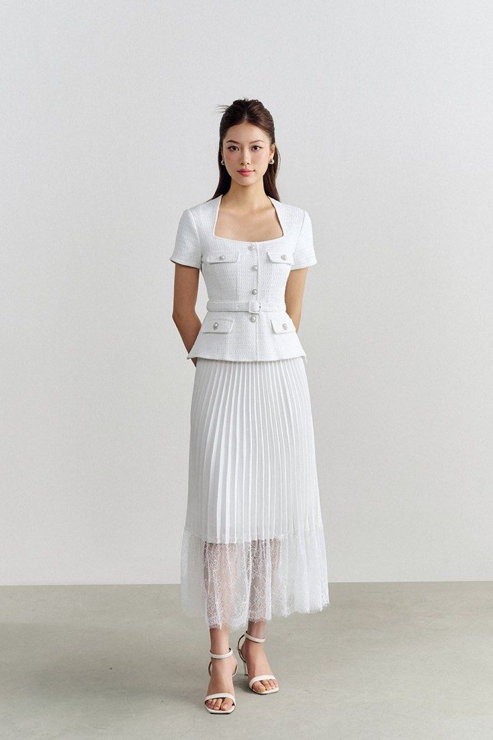 White midi skirt iconic outlet