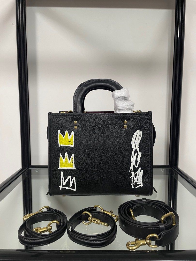 Coach Rogue25Jean Michel Basquiat Tote Bag for Women C0307 Colour Available Authentic