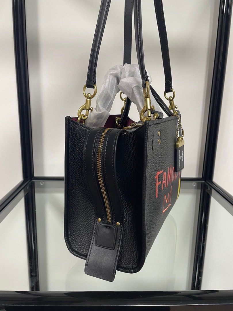 Coach Rogue25Jean Michel Basquiat Tote Bag for Women C0307 Colour Available Authentic