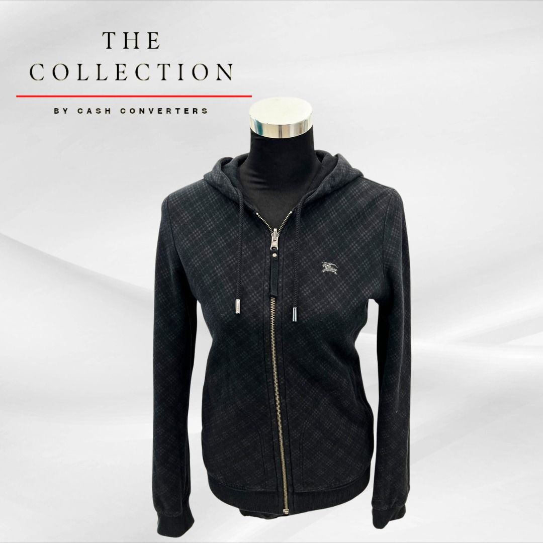CT Burberry Blue Label Cotton Jacket With Hood