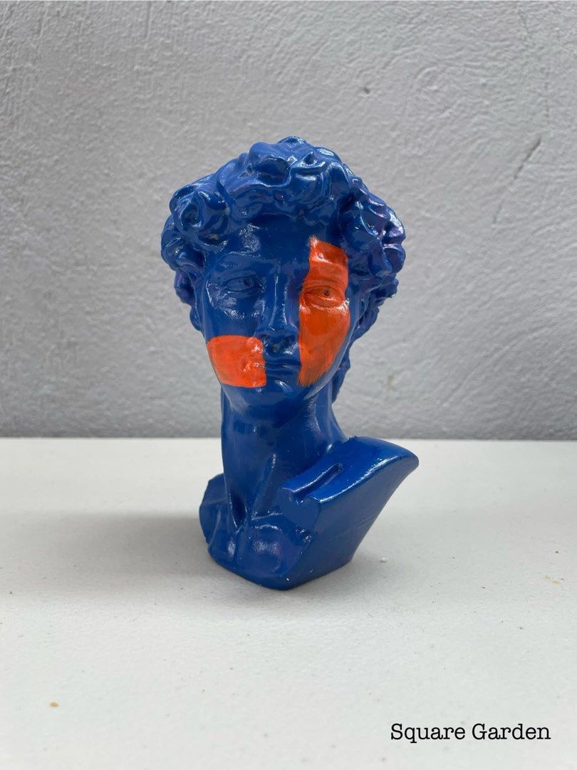 David Head Art Statue for Sale (Category: Other Home Decor) located in Taguig. Submitted by ai.etc (Listing ID 1320543023, Image 1). Description: 💝 Material: High-quality resin material 💝 Acrylic paint 💝 Size: 15 cm x 11 cm 💝 This art statue took center stage as the wedding table’s pièce de résistance, perfectly complementing the artist’s art gallery-themed celebration. 💝 Comes with 2 free stones display 💝 Delivery will be shouldered by the