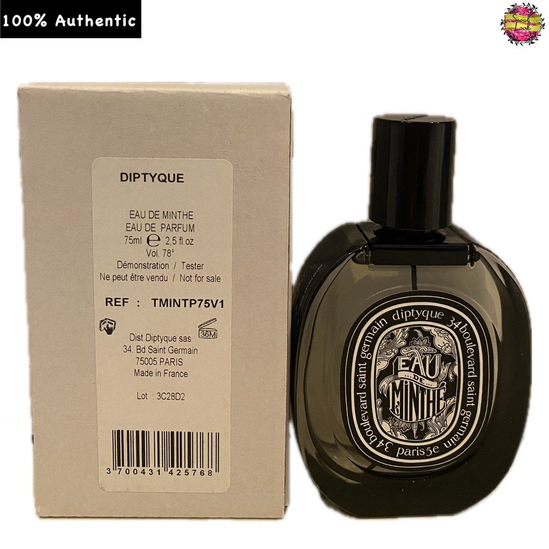 Diptyque Eau De Minthe EDP 75ml for Unisex (Tester with Cap