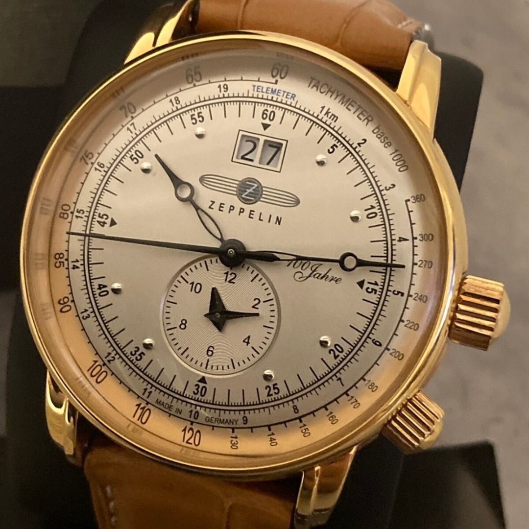 Discontinued Zeppelin 100 Jarre Years Anniversary Ref 7640 5 Special Edition Commemorative Quartz Watch Serviced