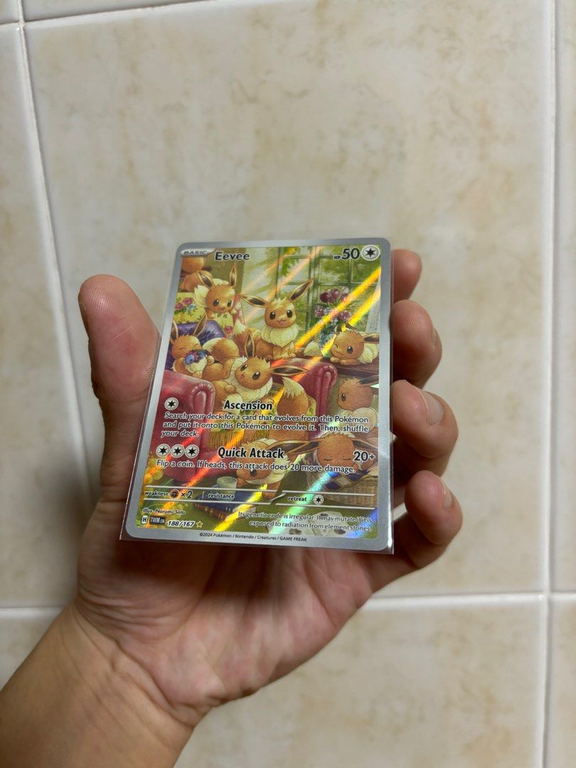 Eevee - 188/167 - SV06: Twilight Masquerade Pokemon TCG Card, Hobbies & Toys, Toys & Games on Carousell Eevee - 188/167 - SV06: Twilight Masquerade Pokemon TCG Card, Hobbies & Toys, Toys & Games on Carousell