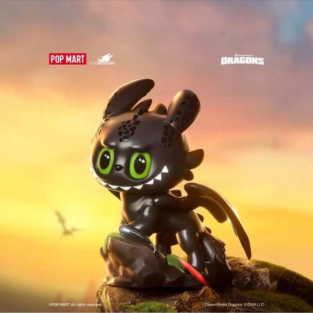 EXCLUSIVE! The monsters labubu how to train your dragon, Hobbies & Toys, Toys & Games on Carousell